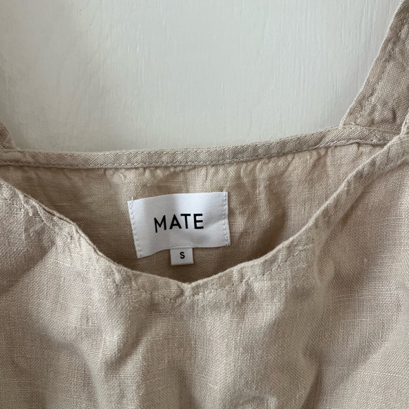 Mate the Label Linen Crop Tank NWT - Picture 3 of 6